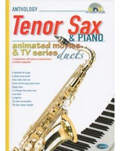 Tenor Sax & Piano Animated Movies & TV Series con CD